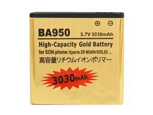 BA950 3030mAh High Capacity Gold Business Battery for Sony Xperia ZR / M36h / C5502 / C5503 BA950 3030mAh High Capacity Gold Business Battery for Sony Xperia ZR / M36h / C5502 / C5503