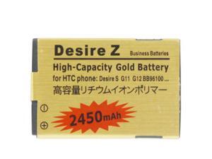 2450mAh Gold Battery for HTC Desire S / Desire Z / G12 / S510e / G11 / BB9610 2450mAh Gold Battery for HTC Desire S / Desire Z / G12 / S510e / G11 / BB9610