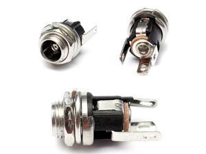 5.5mm X 2.1mm DC Power Supply Metal Jack Socket With Nut And Washer 5.5mm X 2.1mm DC Power Supply Metal Jack Socket With Nut And Washer