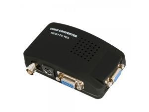 BNC+SVIDEO+VGA to VGA Converter Adapter Black BNC+SVIDEO+VGA to VGA Converter Adapter Black