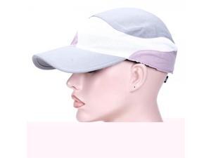 Outdoor Folding Cap Hat Gray and Purple Outdoor Folding Cap Hat Gray and Purple