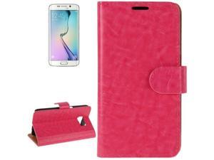 Crazy Horse Texture Horizontal Flip Magnetic Buckle Leather Case with Card Slots & Wallet & Holder for Samsung Galaxy S6 / G920(Magenta) Crazy Horse Texture Horizontal Flip Magnetic Buckle Leather Case with Card Slots & Wallet & Holder for Samsung Galaxy S6 / G920(Magenta)