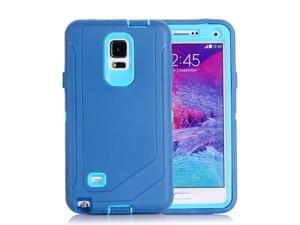 Hybrid TPU Bumper PC Combination Case for Samsung Galaxy Note 4 (Light Blue) Hybrid TPU Bumper PC Combination Case for Samsung Galaxy Note 4 (Light Blue)