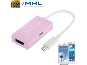 Full HD 1080P Micro USB MHL to HDMI with RCP Adapter for Samsung Galaxy S4 / i9500 / S2I / i9300 / Note 2 (Pink) Full HD 1080P Micro USB MHL to HDMI with RCP Adapter for Samsung Galaxy S4 / i9500 / S2I / i9300 / Note 2 (Pink)
