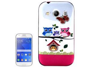 Owl Family Pattern Plastic Frame TPU Back Cover Protective Case for Samsung Galaxy Ace Style LTE / G357FZ Owl Family Pattern Plastic Frame TPU Back Cover Protective Case for Samsung Galaxy Ace Style LTE / G357FZ