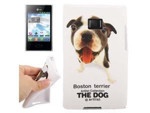 The Dog Series Boston Terrier Pattern TPU Case for LG Optimus L3 / E400 The Dog Series Boston Terrier Pattern TPU Case for LG Optimus L3 / E400