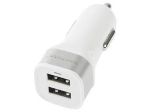 DC 5V 2.1A + 1A Dual USB Port Car Charger for iPad Air 2 / Air / 4 / iPhone 6 & 6 Plus & 5 & 5S & 4 & 4S / iPod touch / Samsung Galaxy Tablet / Note Series and Other Mobile Phone (White) DC 5V 2.1A + 1A Dual USB Port Car Charger for iPad Air 2 / Air / 4 / iPhone 6 & 6 Plus & 5 & 5S & 4 & 4S / iPod touch / Samsung Galaxy Tablet / Note Series and Other Mobile Phone (White)