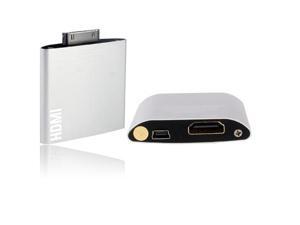Aluminum Dock Connector to HDMI/ USB Adapter for New iPad (iPad 3) / iPad 2 / iPad / iPhone 4 & 4S / iPod Touch 4 (Silver) Aluminum Dock Connector to HDMI/ USB Adapter for New iPad (iPad 3) / iPad 2 / iPad / iPhone 4 & 4S / iPod Touch 4 (Silver)