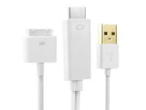 30 Pin Dock Connector to HDMI Digital AV Adapter with USB Port for New iPad (iPad 3) / iPad 2 / iPad / iPhone 4 & 4S, Length: 1.8m 30 Pin Dock Connector to HDMI Digital AV Adapter with USB Port for New iPad (iPad 3) / iPad 2 / iPad / iPhone 4 & 4S, Length: 1.8m