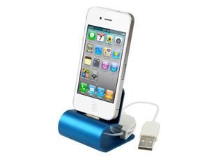 Retractable USB Cable Aluminum Alloy Dock Charger for iPhone 4 & 4S / 3GS / 3G (Blue) Retractable USB Cable Aluminum Alloy Dock Charger for iPhone 4 & 4S / 3GS / 3G (Blue)