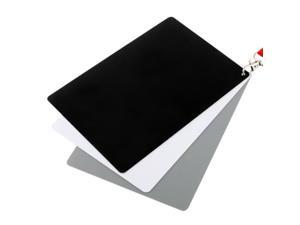 3 in 1 Black White Gray Balance Card / Digital Gray Card with Strap, Works with Any Digital Camera, File Form: RAW and JPEG 3 in 1 Black White Gray Balance Card / Digital Gray Card with Strap, Works with Any Digital Camera, File Form: RAW and JPEG