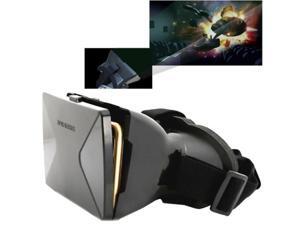 3D Cardboard Head Mount Plastic Virtual Reality 3D Video Glasses for 6.0 inch Android iOS Smartphone (Black) 3D Cardboard Head Mount Plastic Virtual Reality 3D Video Glasses for 6.0 inch Android iOS Smartphone (Black)