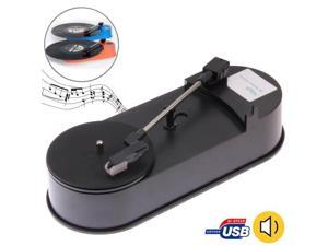 USB Mini Phonograph / Turntable / Vinyl Turntables Audio Player, Support Turntable Convert LP Record to MP3 Function (Black) USB Mini Phonograph / Turntable / Vinyl Turntables Audio Player, Support Turntable Convert LP Record to MP3 Function (Black)