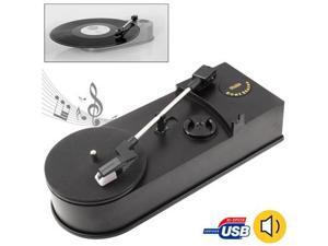 EC008B, USB Mini Phonograph / Turntable / Vinyl Turntables Audio Player, Support Turntable Convert LP Record to CD or MP3 Function (Black) EC008B, USB Mini Phonograph / Turntable / Vinyl Turntables Audio Player, Support Turntable Convert LP Record to CD or MP3 Function (Black)