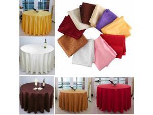 120cm Polyester Absorbent Round Tablecloth For Hotel Restaurant Wedding Red 120cm Polyester Absorbent Round Tablecloth For Hotel Restaurant Wedding Red