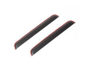 Rugged Ridge 81349.88 Window Visor; Rear; 2 pc.; Channel Mounted; Matte Black; Rugged Ridge 81349.88 Window Visor; Rear; 2 pc.; Channel Mounted; Matte Black;