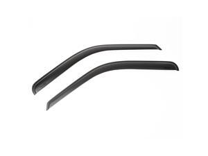 Rugged Ridge 81349.07 Window Visor; Front; 2 pc.; Tape Mounted; Matte Black; Rugged Ridge 81349.07 Window Visor; Front; 2 pc.; Tape Mounted; Matte Black;