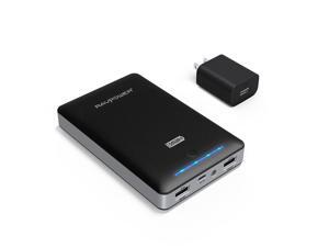 Portable Charger RAVPower 13000mAh External Battery Pack + 2A Wall Charger (iSmart Technology, Total 5V / 4.5A Output, Dual USB Port) for Most Smartphones and Tablets - Black Portable Charger RAVPower 13000mAh External Battery Pack + 2A Wall Charger (iSmart Technology, Total 5V / 4.5A Output, Dual USB Port) for Most Smartphones and Tablets - Black