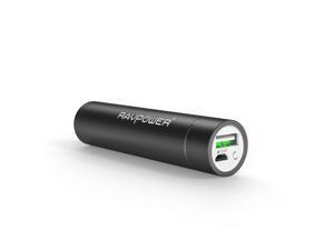 Portable Charger RAVPower 3200mAh Luster Min External Battery Pack Power Bank for iPhone, Android and Other Smart Devices - Black Portable Charger RAVPower 3200mAh Luster Min External Battery Pack Power Bank for iPhone, Android and Other Smart Devices - Black