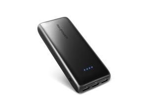 Portable Charger RAVPower 22000mAh 5.8A Output 3-Port Power Bank External Battery Pack (2.4A Input, Triple iSmart 2.0 USB Ports, High-density Li-polymer Battery) For Phones Tablets and More - White Portable Charger RAVPower 22000mAh 5.8A Output 3-Port Power Bank External Battery Pack (2.4A Input, Triple iSmart 2.0 USB Ports, High-density Li-polymer Battery) For Phones Tablets and More - White