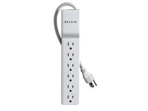 Belkin 6-Outlet Home/Office Surge Protector (4 Feet)4 Feet Belkin 6-Outlet Home/Office Surge Protector (4 Feet)4 Feet
