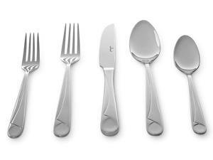 Culina Capri Flatware for 4, 18/10 Stainless Steel Silverware 20pcs, Mirror Finish Culina Capri Flatware for 4, 18/10 Stainless Steel Silverware 20pcs, Mirror Finish