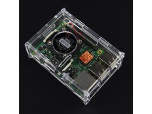 V31 Version Acrylic Case + Cooling Fan for Raspberry Pi + Copper Heat Sild(1pcs) Kit for Raspberry Pi 3 Mode B / 2B / B+ V31 Version Acrylic Case + Cooling Fan for Raspberry Pi + Copper Heat Sild(1pcs) Kit for Raspberry Pi 3 Mode B / 2B / B+