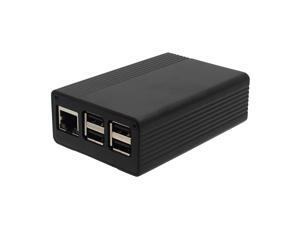 Aluminum Alloy Case with Light Pipe for Raspberry Pi 3 Model B - Black Aluminum Alloy Case with Light Pipe for Raspberry Pi 3 Model B - Black
