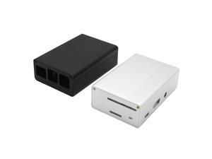 Aluminum Alloy Case with Light Pipe for Raspberry Pi 3 Model B - Silver Aluminum Alloy Case with Light Pipe for Raspberry Pi 3 Model B - Silver