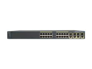 Cisco Catalyst WS-C2960G-24TC-L 2960G 24-Port (w/ 4 Dual Purpose) Gigabit Switch Cisco Catalyst WS-C2960G-24TC-L 2960G 24-Port (w/ 4 Dual Purpose) Gigabit Switch