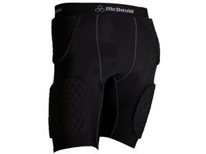 Mcdavid Classic 7590 Wrap Around Thudd Short With Hexpad Black Gray Small Mcdavid Classic 7590 Wrap Around Thudd Short With Hexpad Black Gray Small