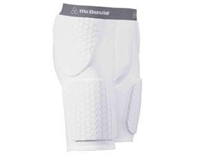 McDavid Classic Logo 757DD CL Dual Density Hexpad Thudd Short-White-Medium McDavid Classic Logo 757DD CL Dual Density Hexpad Thudd Short-White-Medium