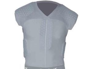 McDavid Classic Logo 7867 CL Hexpad Football Shirt Upper Body-Grey-Large McDavid Classic Logo 7867 CL Hexpad Football Shirt Upper Body-Grey-Large