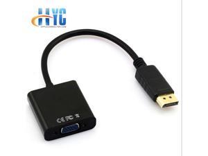 Display Port to VGA Display Port DP Male To VGA Female Cable Adapter Converter Hot Sale Display Port to VGA Display Port DP Male To VGA Female Cable Adapter Converter Hot Sale