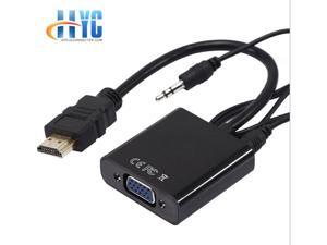 wholesale HDMI to VGA Video Audio Cable Micro Mini HDMI Male Adapter to VGA Female Built-in 1080p Chipset Converter rca computer wholesale HDMI to VGA Video Audio Cable Micro Mini HDMI Male Adapter to VGA Female Built-in 1080p Chipset Converter rca computer