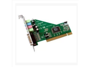 PCI 3D stereo adapter PC desktop Windows 7 cmedia 8738 green version of the 4 channel sound card PCI 3D stereo adapter PC desktop Windows 7 cmedia 8738 green version of the 4 channel sound card