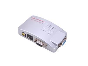 VGA to AV RCA TV Monitor S-Video Signal Converter Adapter Switch Box PC Laptop VGA to AV RCA TV Monitor S-Video Signal Converter Adapter Switch Box PC Laptop