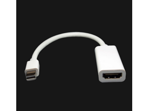 Mini DisplayPort (Thunderbolt™ Port Compatible) to HDMI Adapter with Audio for iphone Macbook Pro, iMac, Macbook Air, Mac Mini (0.5 FT) Mini DisplayPort (Thunderbolt™ Port Compatible) to HDMI Adapter with Audio for iphone Macbook Pro, iMac, Macbook Air, Mac Mini (0.5 FT)