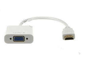 HDMI to VGA Male to female switch connector extension cable adapter 26 cm splitter black white vga to hdmi without Audio HDMI to VGA Male to female switch connector extension cable adapter 26 cm splitter black white vga to hdmi without Audio