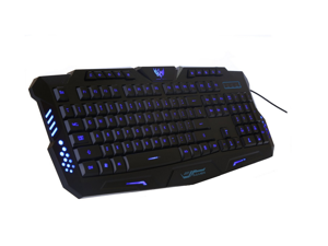 XinxinShun M200 New Design Wired Blue Color Backlighting Backlit Gaming Keyboard Black XinxinShun M200 New Design Wired Blue Color Backlighting Backlit Gaming Keyboard Black