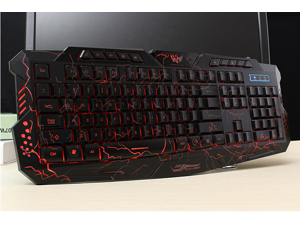 XinXinShun M-200 Three Adjustable Color Backlit Keyboard with Cool Crack Pattern - Black for Windows 98/XP/2000/VISTA/Win7/Win8 Send From USA, NJ instock XinXinShun M-200 Three Adjustable Color Backlit Keyboard with Cool Crack Pattern - Black for Windows 98/XP/2000/VISTA/Win7/Win8 Send From USA, NJ instock