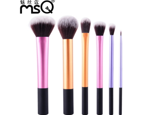 MSQ 6 pcs Set portable beginner Powder Cosmetic Makeup Blush Brushes Foundation Tool MSQ 6 pcs Set portable beginner Powder Cosmetic Makeup Blush Brushes Foundation Tool