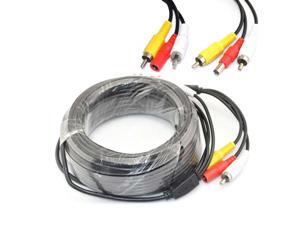 iKKEGOL 15M 49 ft BNC CCTV Camera 12V Powered Video Extension Cable for DVR Security Camera iKKEGOL 15M 49 ft BNC CCTV Camera 12V Powered Video Extension Cable for DVR Security Camera