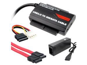 iKKEGOL USB 3.0 to SATA IDE 3.5" 2.5" HDD Hard Disk Drive Converter Cable Adapter OTB US with Power Supply iKKEGOL USB 3.0 to SATA IDE 3.5" 2.5" HDD Hard Disk Drive Converter Cable Adapter OTB US with Power Supply