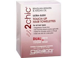 Giovanni Hair Care Products Touch Up Hair Towelette - 2Chic Ultra Sleek - 10 ct Giovanni Hair Care Products Touch Up Hair Towelette - 2Chic Ultra Sleek - 10 ct