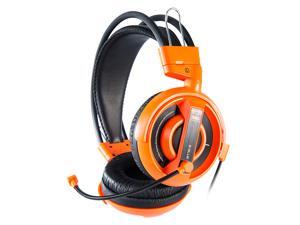 E-3LUE EHH007 Universal PC/Stereo Wired Over-Ear Gaming Headphones 3.5mm Headset Earphone with Microphone for Computer - Orange E-3LUE EHH007 Universal PC/Stereo Wired Over-Ear Gaming Headphones 3.5mm Headset Earphone with Microphone for Computer - Orange