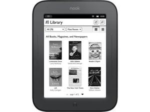 Barnes & Noble Nook Simple Touch eBook Reader, 2GB, Wi-Fi, 6in - Black Barnes & Noble Nook Simple Touch eBook Reader, 2GB, Wi-Fi, 6in - Black