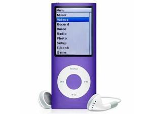 16 GB Slim Mp3 Mp4 Player 1.8 LCD Screen 4d FM Radio Video Games & Movie Purple 16 GB Slim Mp3 Mp4 Player 1.8 LCD Screen 4d FM Radio Video Games & Movie Purple