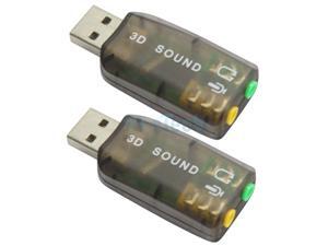 Hot Black New 2 X USB Sound Adapter Card External Audio 3D Virtual 3.5mm Jack Plug & Play Hot Black New 2 X USB Sound Adapter Card External Audio 3D Virtual 3.5mm Jack Plug & Play