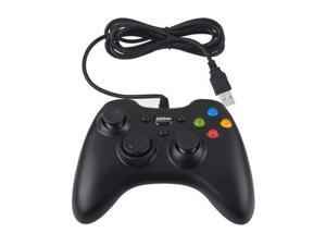 Black Wired USB Controller Gamepad XBox360 for PC Computer Laptop Black Wired USB Controller Gamepad XBox360 for PC Computer Laptop